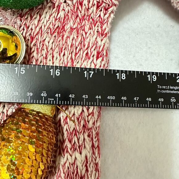 Ugly Christmas Sweater Elf LIGHTS UP Tacky Tinsel Xmas Party Winner Size Small - Picture 4 of 5